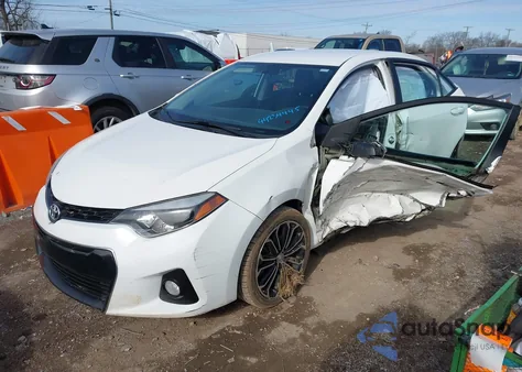 2016 Toyota Corolla S Plus z USA, uszkodzony, nr VIN 5YFBURHE1GP423039